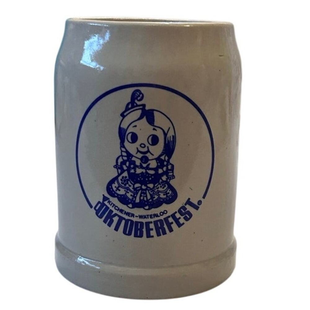 Vintage 1970s/1980s Ceramic Beer Mug Kitchener-Waterloo Oktoberfest Tante Frieda